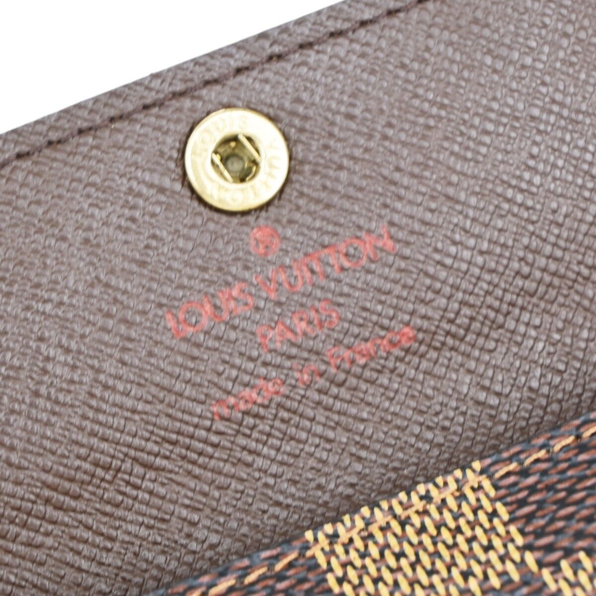 LOUIS VUITTON Ludlow Coin Case Wallet Bifold Damier Ebene Leather N62925 69EB052