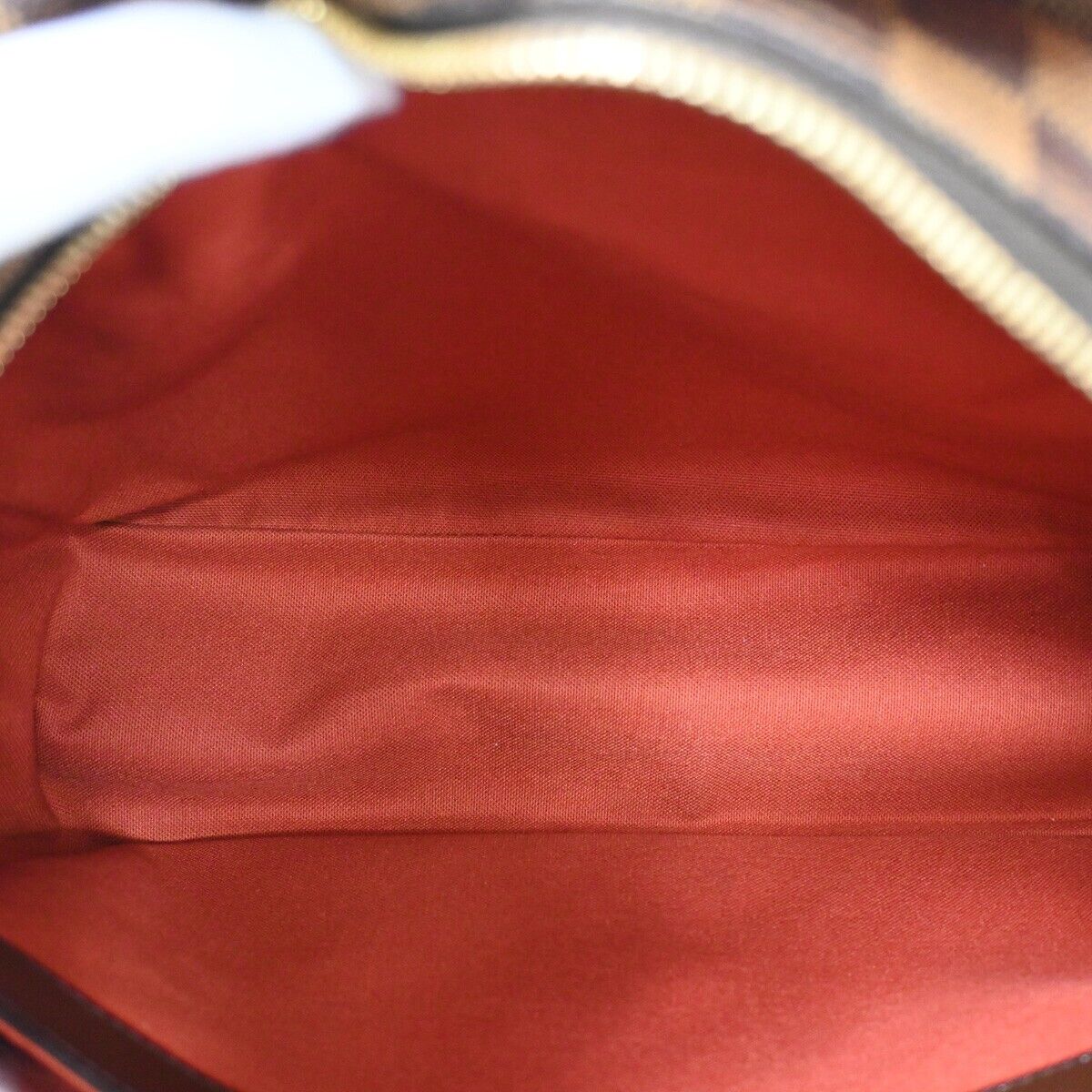 LOUIS VUITTON Naviglio Shoulder Bag Damier Ebene Leather Brown N45255 90FA422