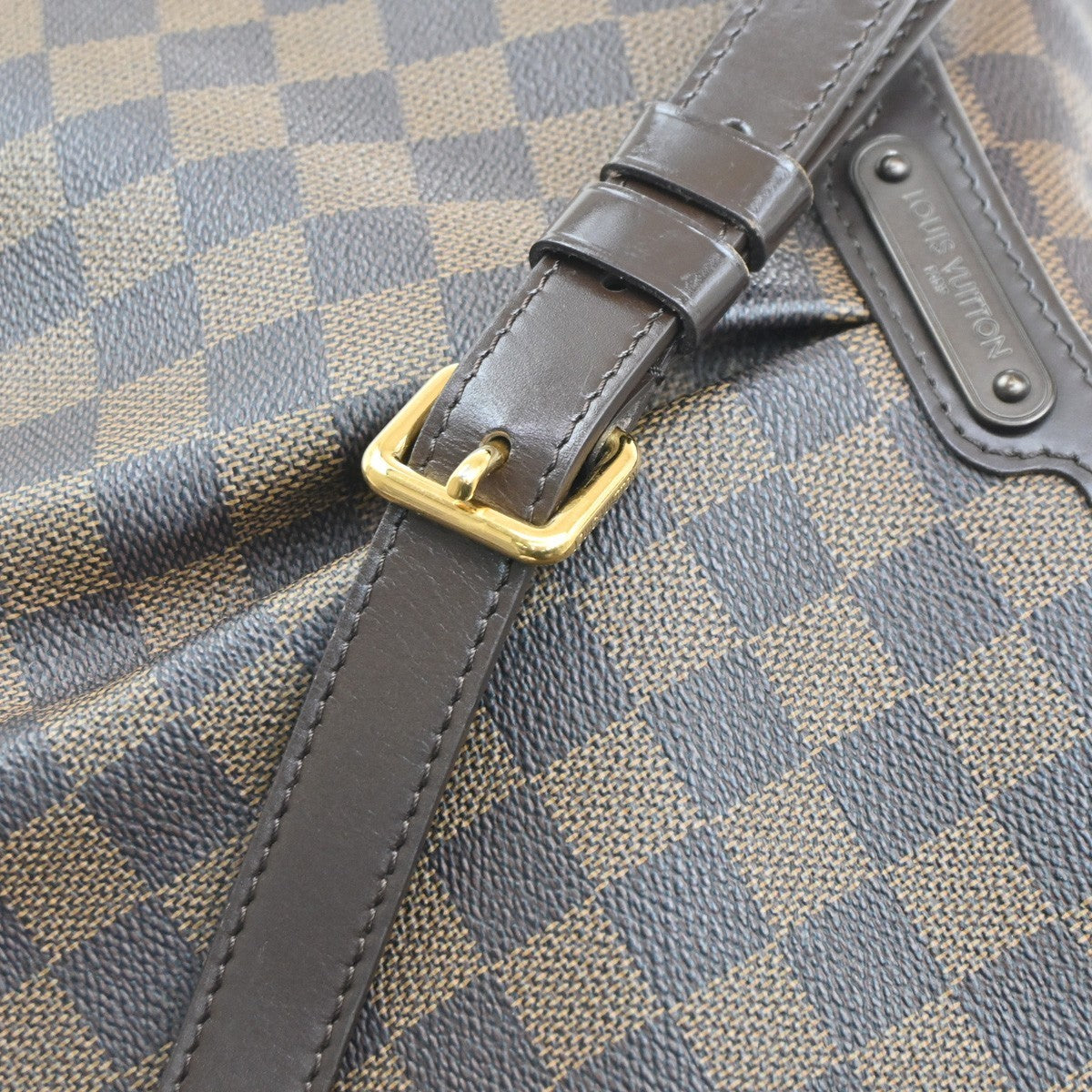 LOUIS VUITTON Bloomsbury PM Shoulder Bag Damier Leather Brown N42251 608CA322