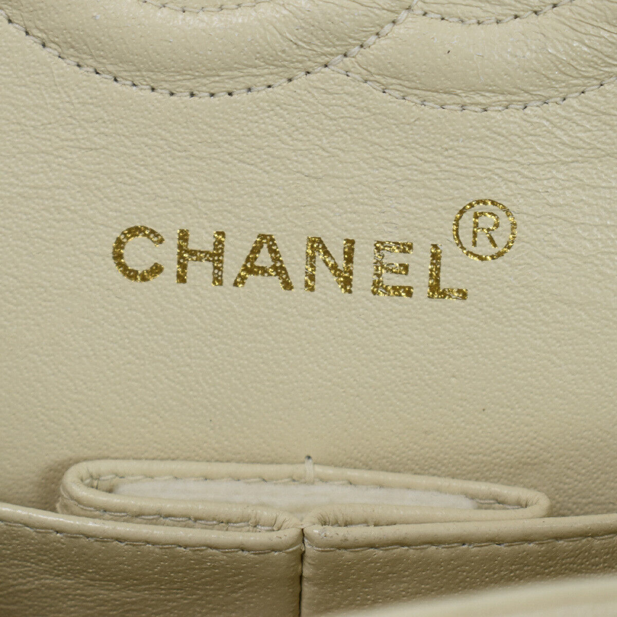 CHANEL CC Matelasse 25 Double Flap Chain Shoulder Bag Canvas Leather IY 332RJ544