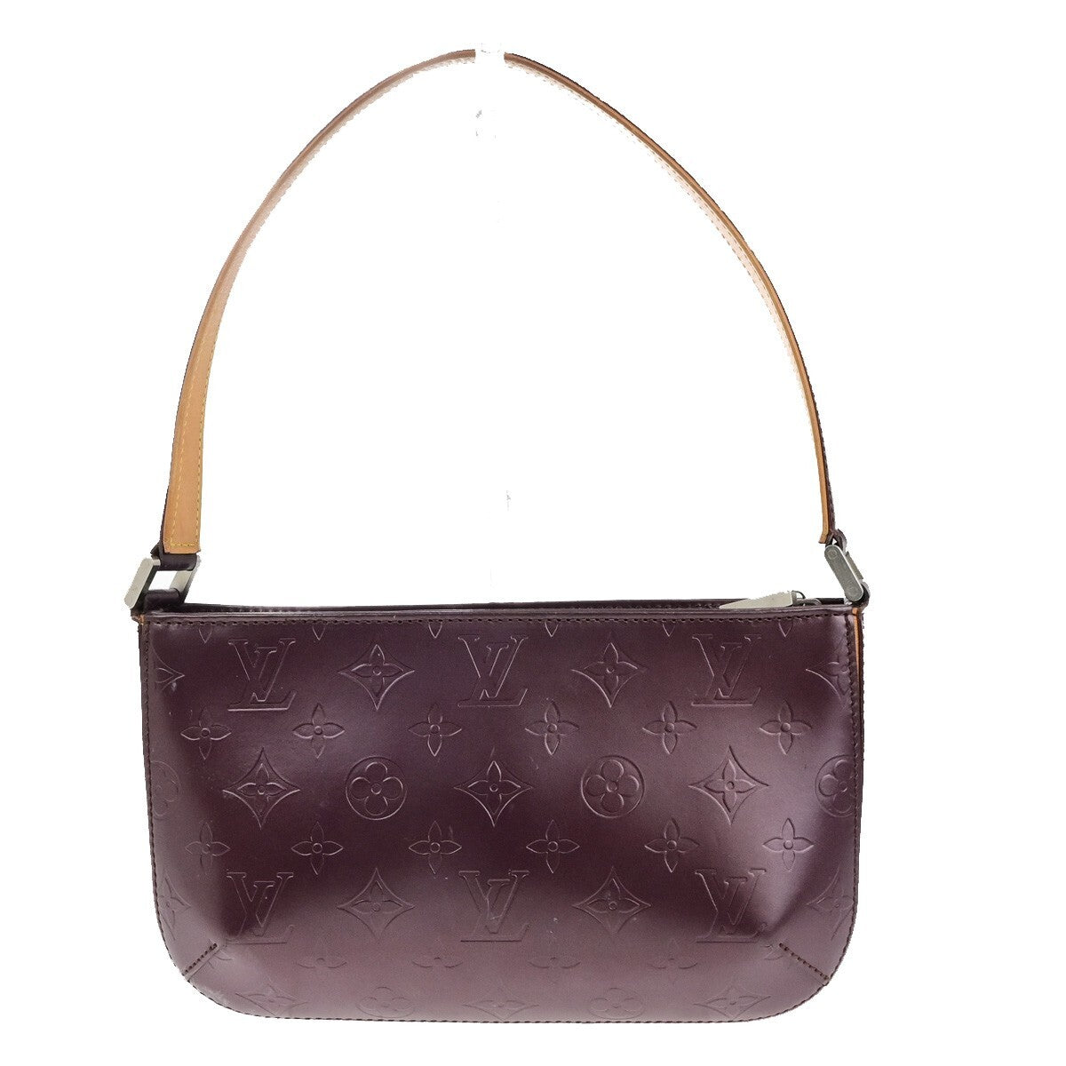 LOUIS VUITTON Fowler Shoulder Bag Monogram Mat Leather Purple M55146 81KB612