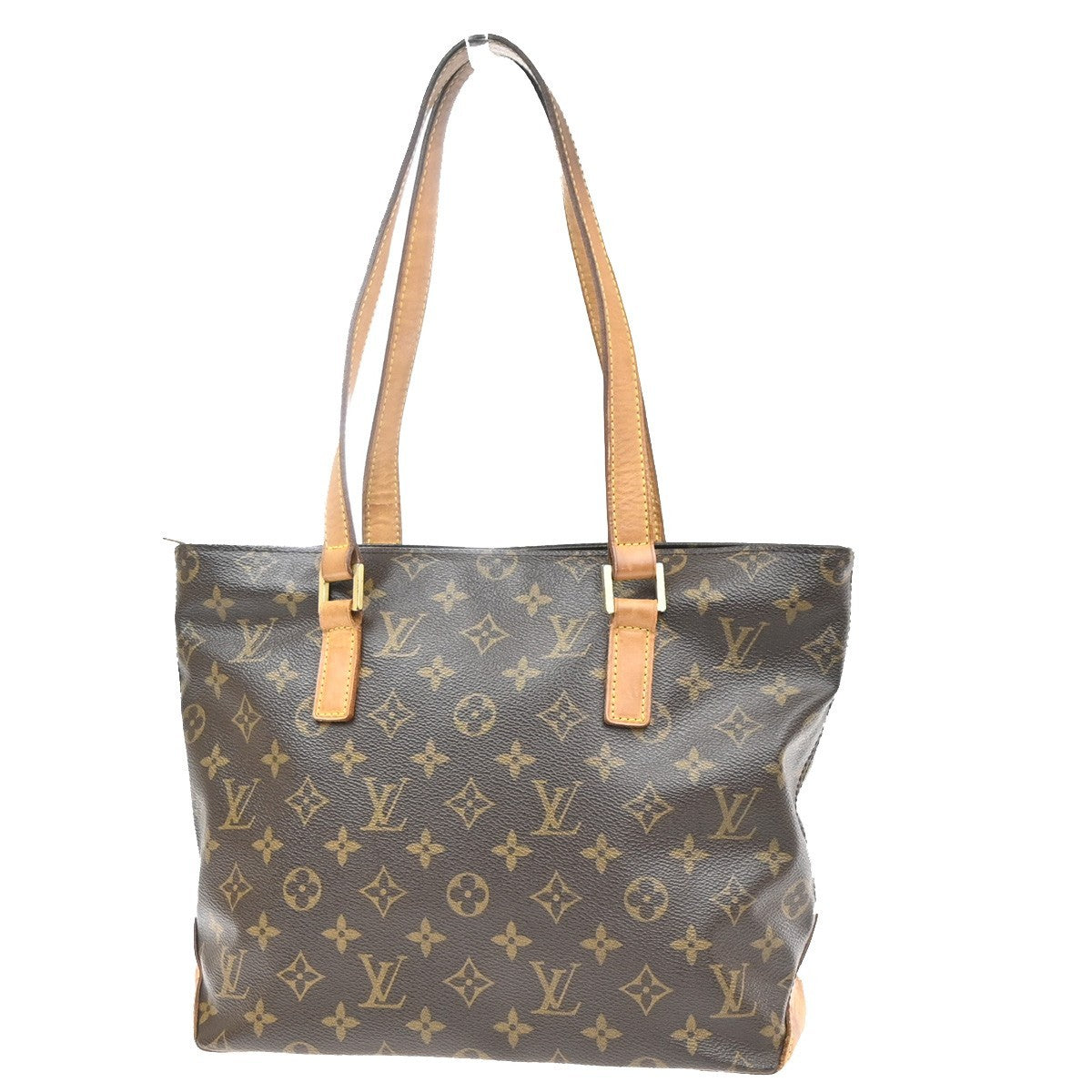 LOUIS VUITTON Cabas Piano Shoulder Bag Monogram Leather Brown M51148 35MA535
