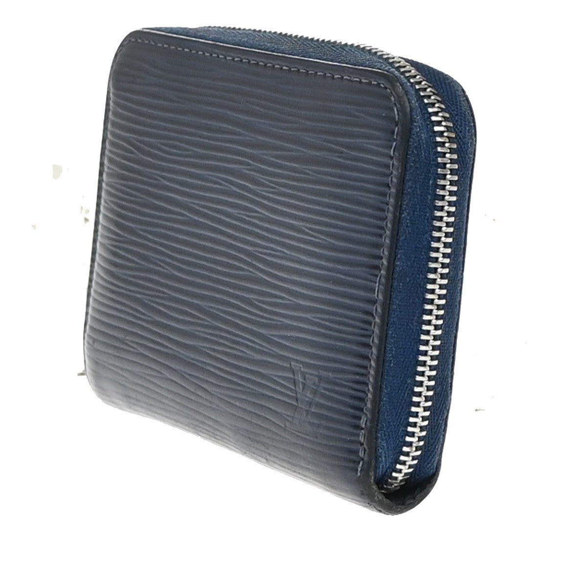 LOUIS VUITTON Zippy Coin Case Compact Wallet Epi Leather Blue M60384 67EG016