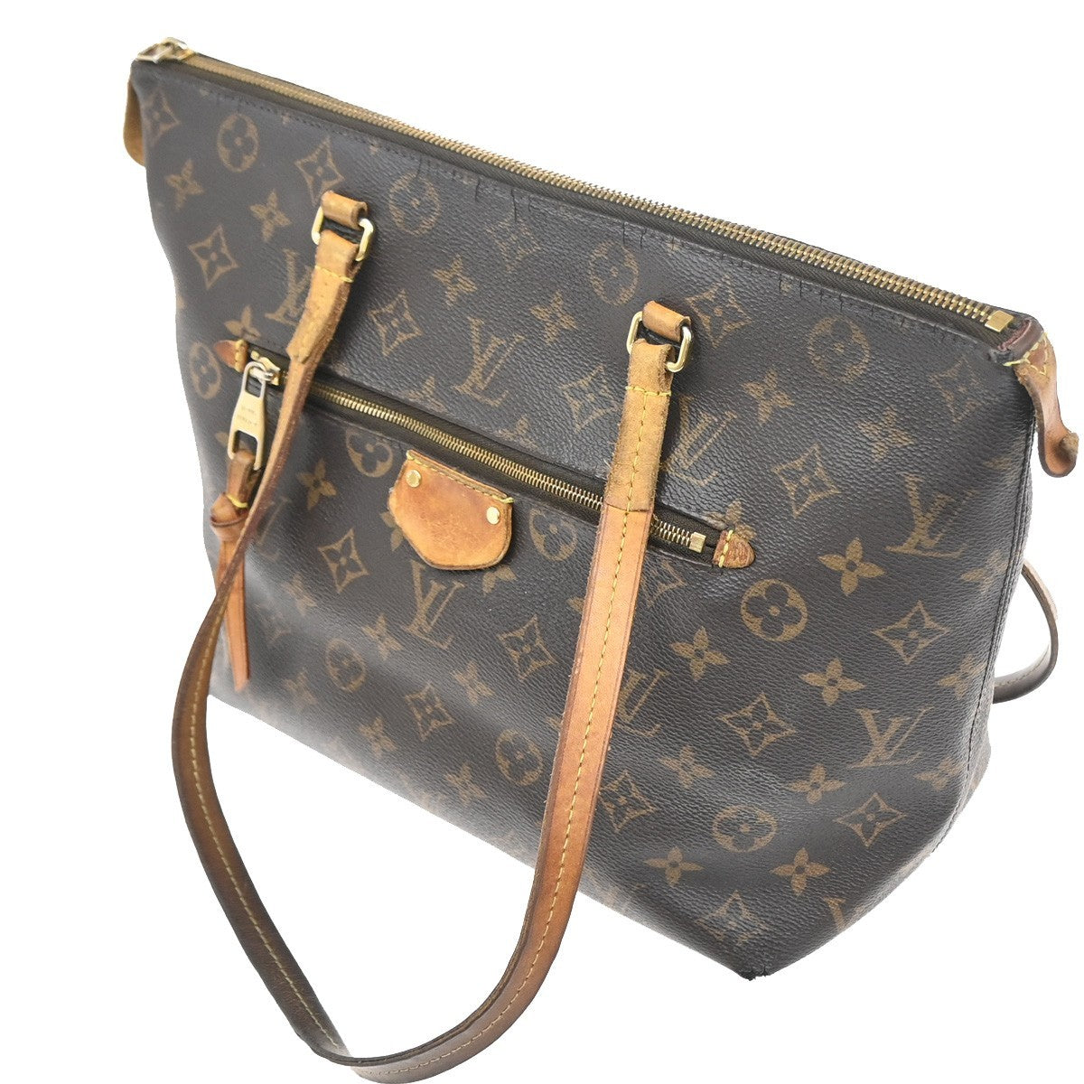 LOUIS VUITTON LV Iena PM Shoulder Bag Monogram Leather Brown M42268 65MA041
