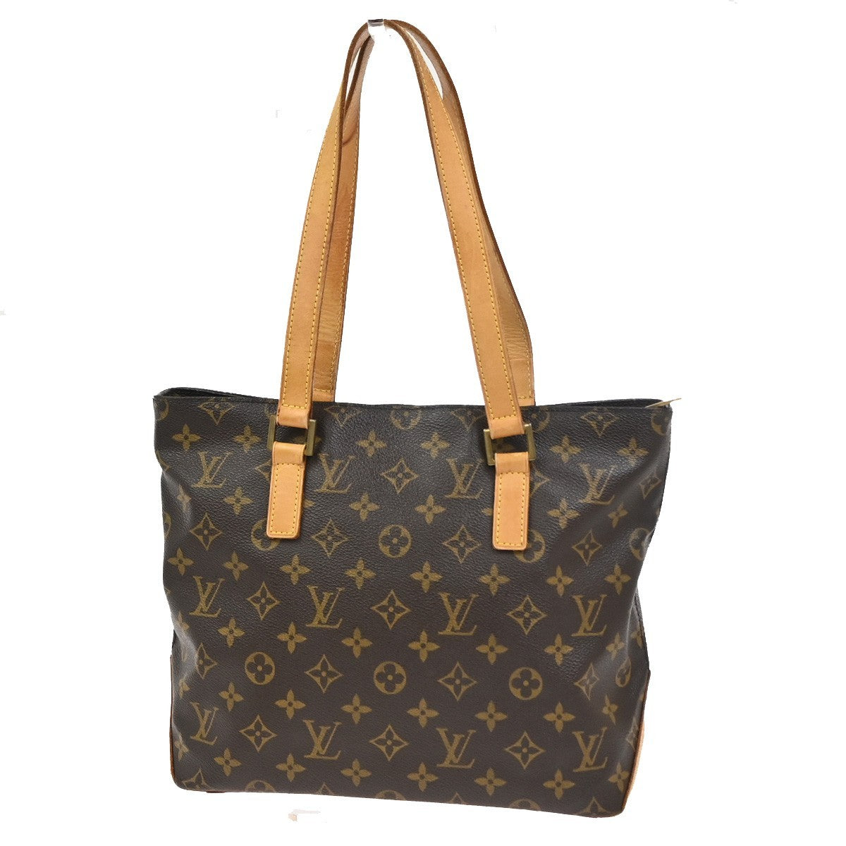 LOUIS VUITTON Cabas Piano Shoulder Bag Monogram Leather Brown M51148 11ZA348