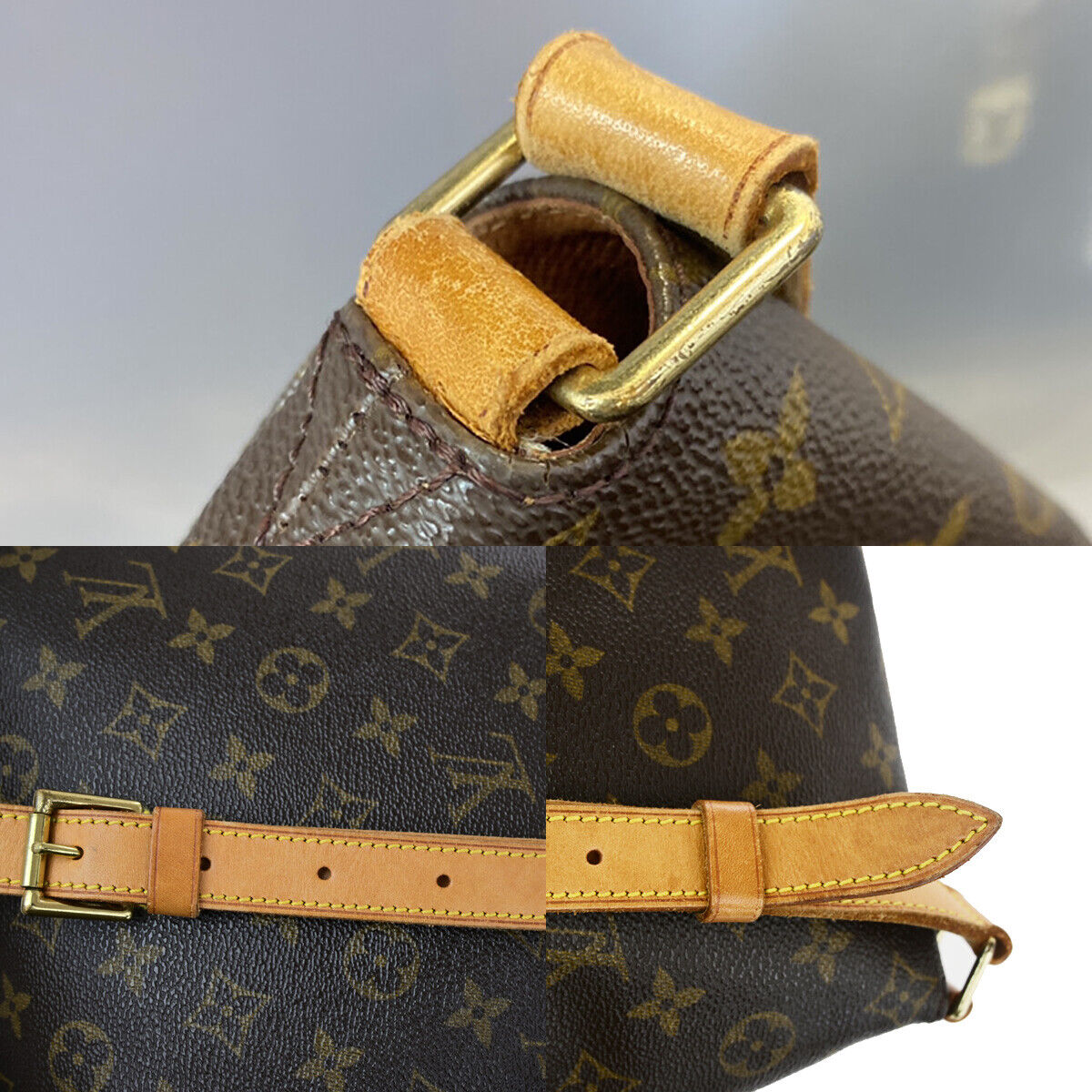 LOUIS VUITTON Musette Shoulder Bag Monogram Leather Brown France M51256 35YG516