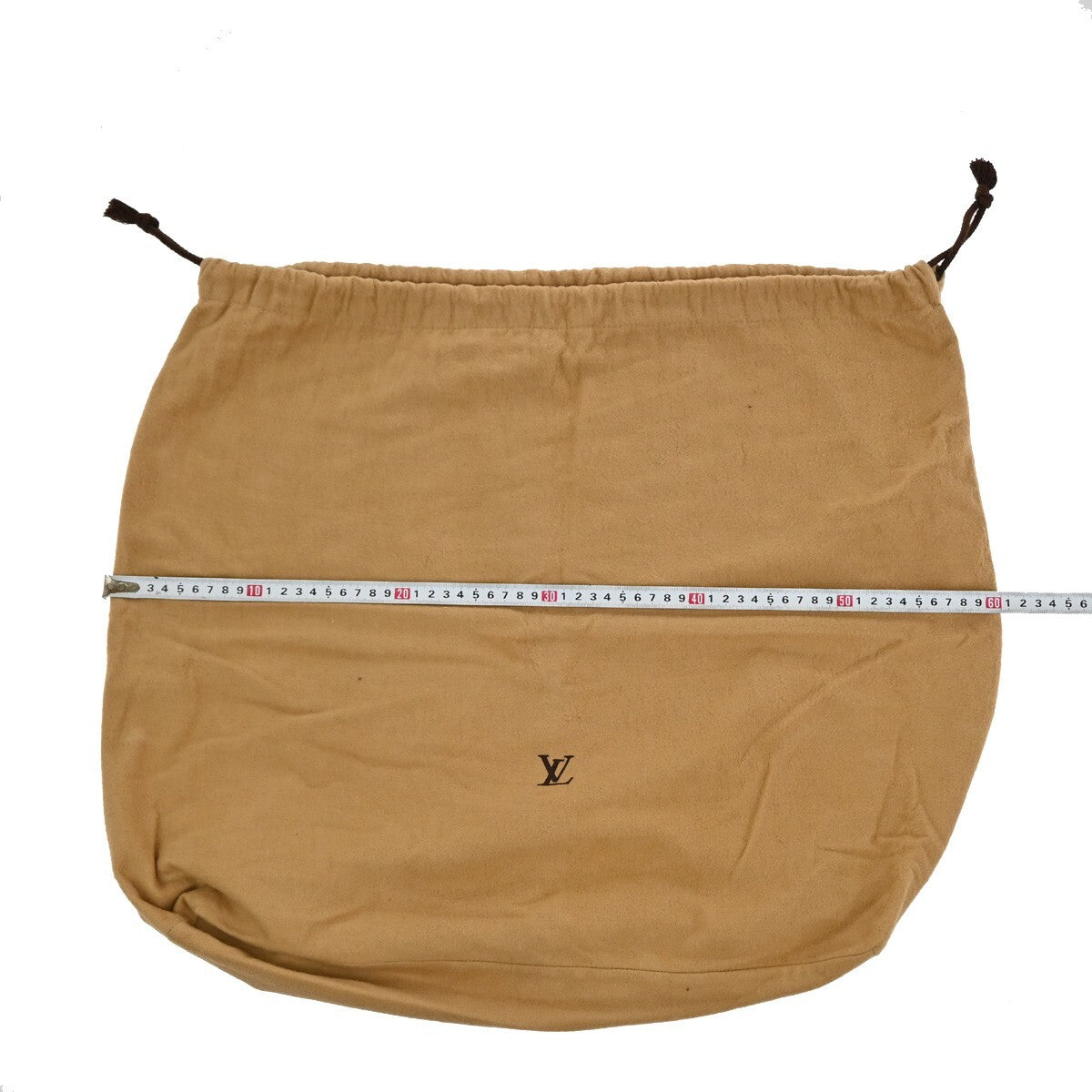 LOUIS VUITTON Logo 10 Set Dust Bag Drawstring Canvas Cotton Beige Brown 09FB551