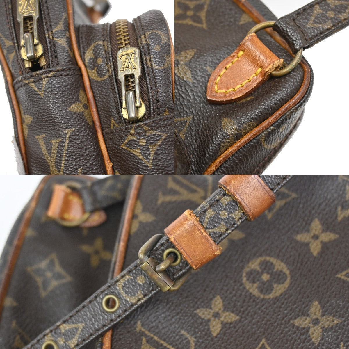 LOUIS VUITTON Mini Amazon Shoulder Bag Monogram Leather Brown M45238 32CA276