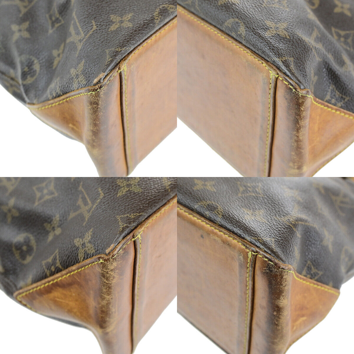 LOUIS VUITTON Cabas Piano Shoulder Bag Monogram Leather Brown M51148 65SJ615