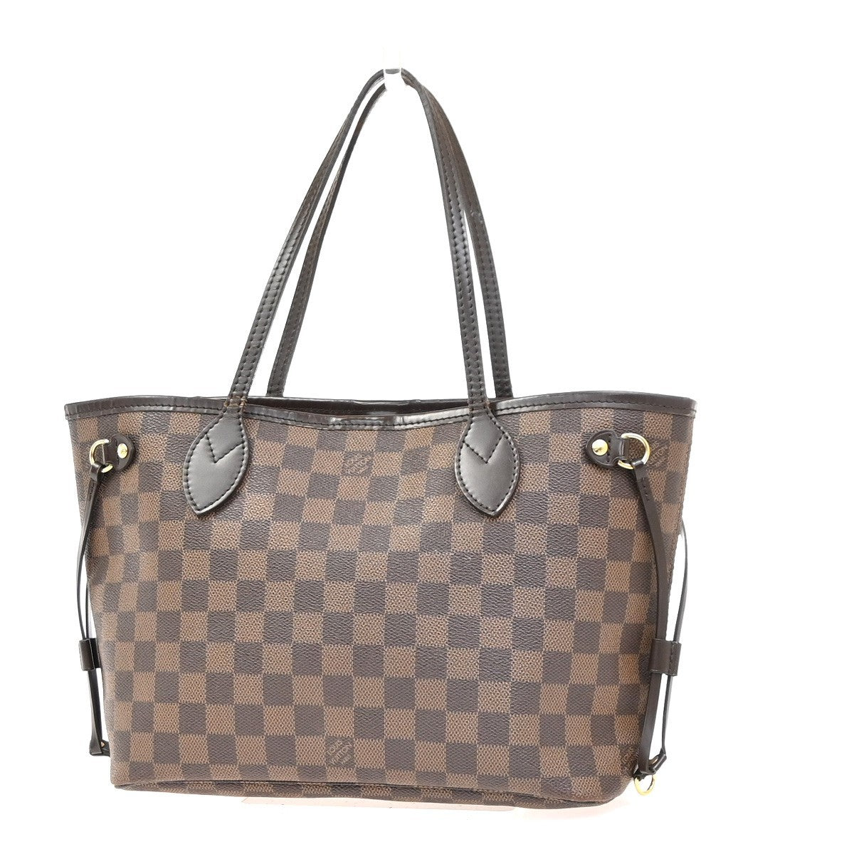 LOUIS VUITTON Neverfull PM Shoulder Tote Bag Damier Leather Brown N51109 98KP516