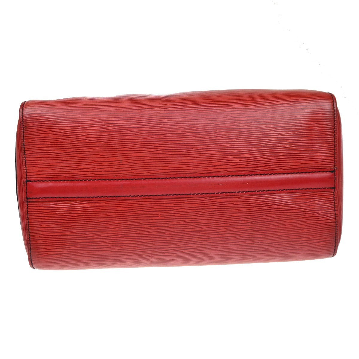 LOUIS VUITTON LV Logo Speedy 30 Travel Hand Bag Epi Leather Red M43007 70RQ073