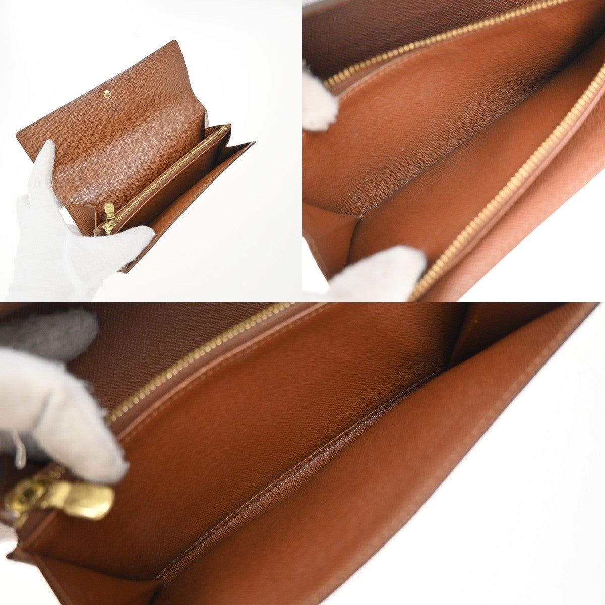 LOUIS VUITTON Porte Monnaie Credit Bifold Wallet Monogram Leather M61725 61KP379
