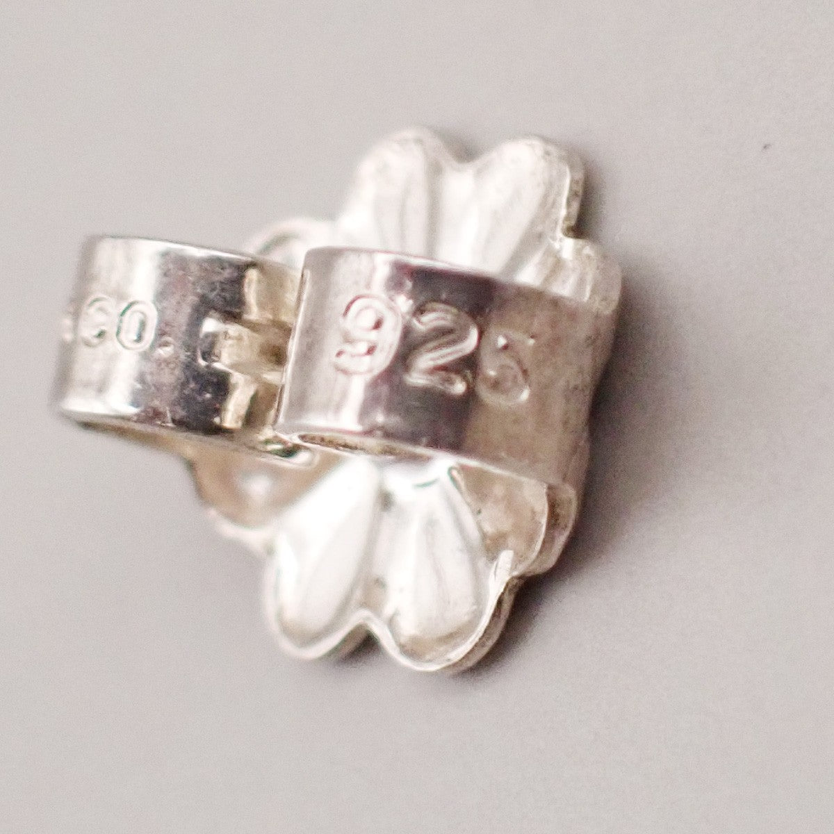 Tiffany & Co. Logo Paloma Picasso Loving Heart Stud Earring Silver 925 02CA571