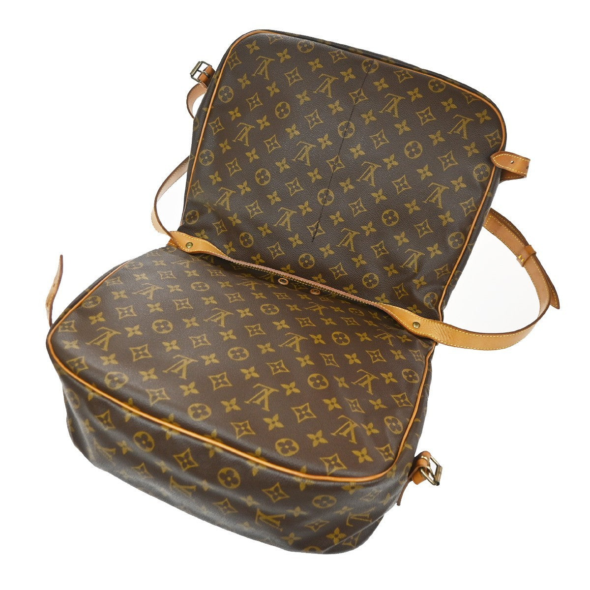 LOUIS VUITTON Saumur 35 Shoulder Bag Monogram Leather BN France M42254 13MA609