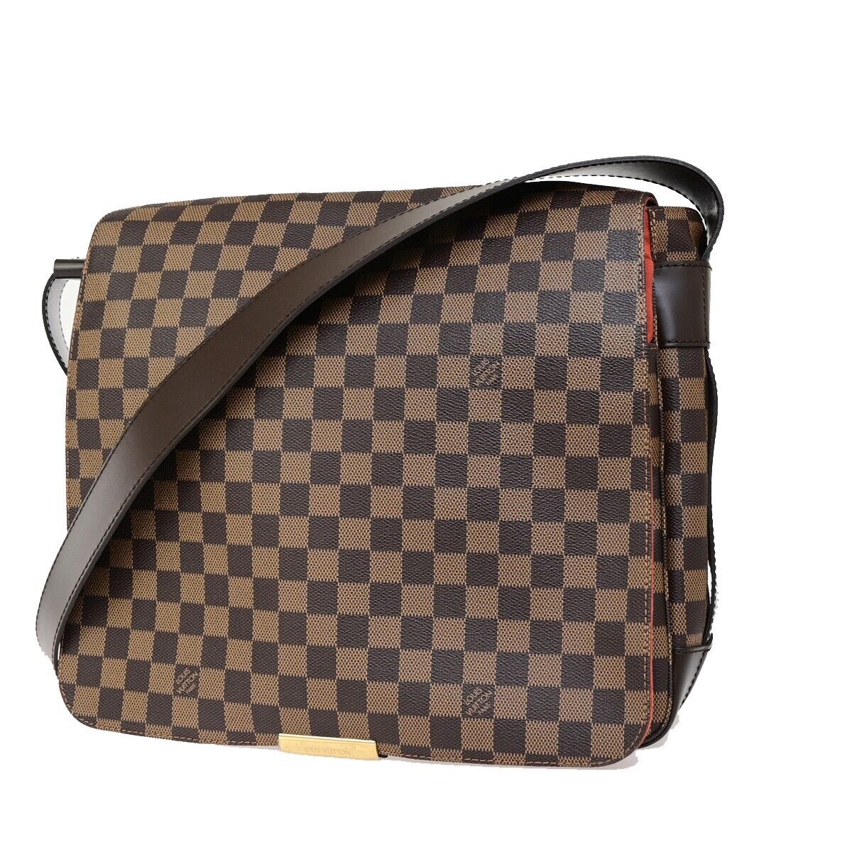 LOUIS VUITTON Bastille Shoulder Bag Damier Ebene Leather Brown N45258 25FB189