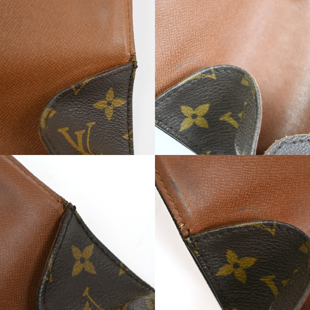 LOUIS VUITTON Cartouchiere MM Shoulder Bag Monogram Leather Brown M51253 30CA972
