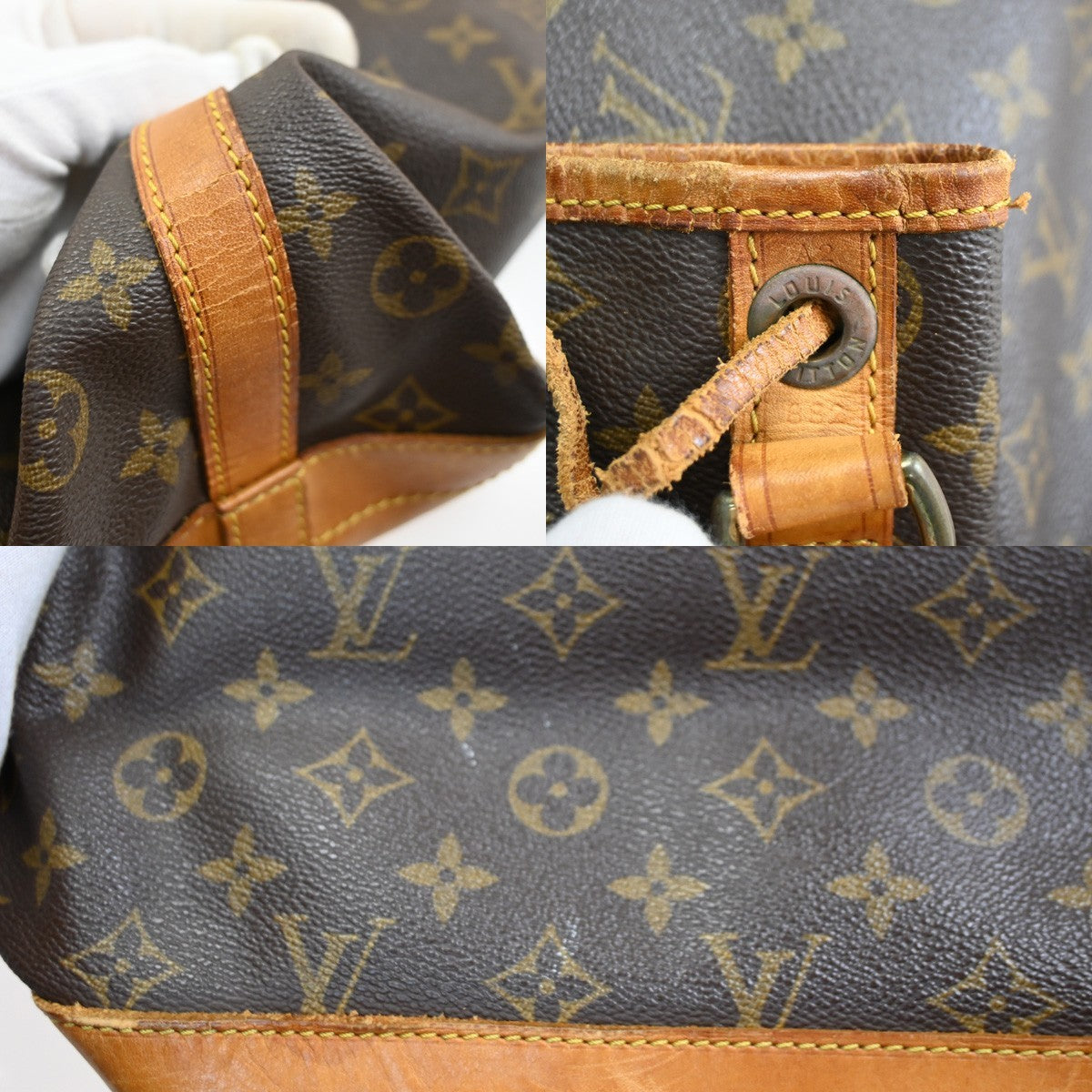 LOUIS VUITTON Noe GM Drawstring Shoulder Bag Monogram Leather BN M42224 83SA066