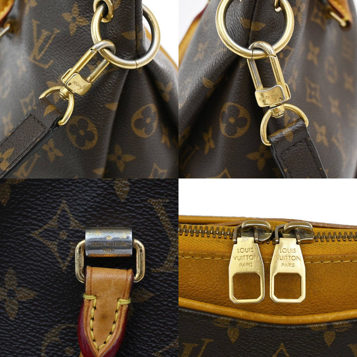 LOUIS VUITTON Pallas 2Way Shoulder Hand Bag Monogram Leather BN M40929 25KB641