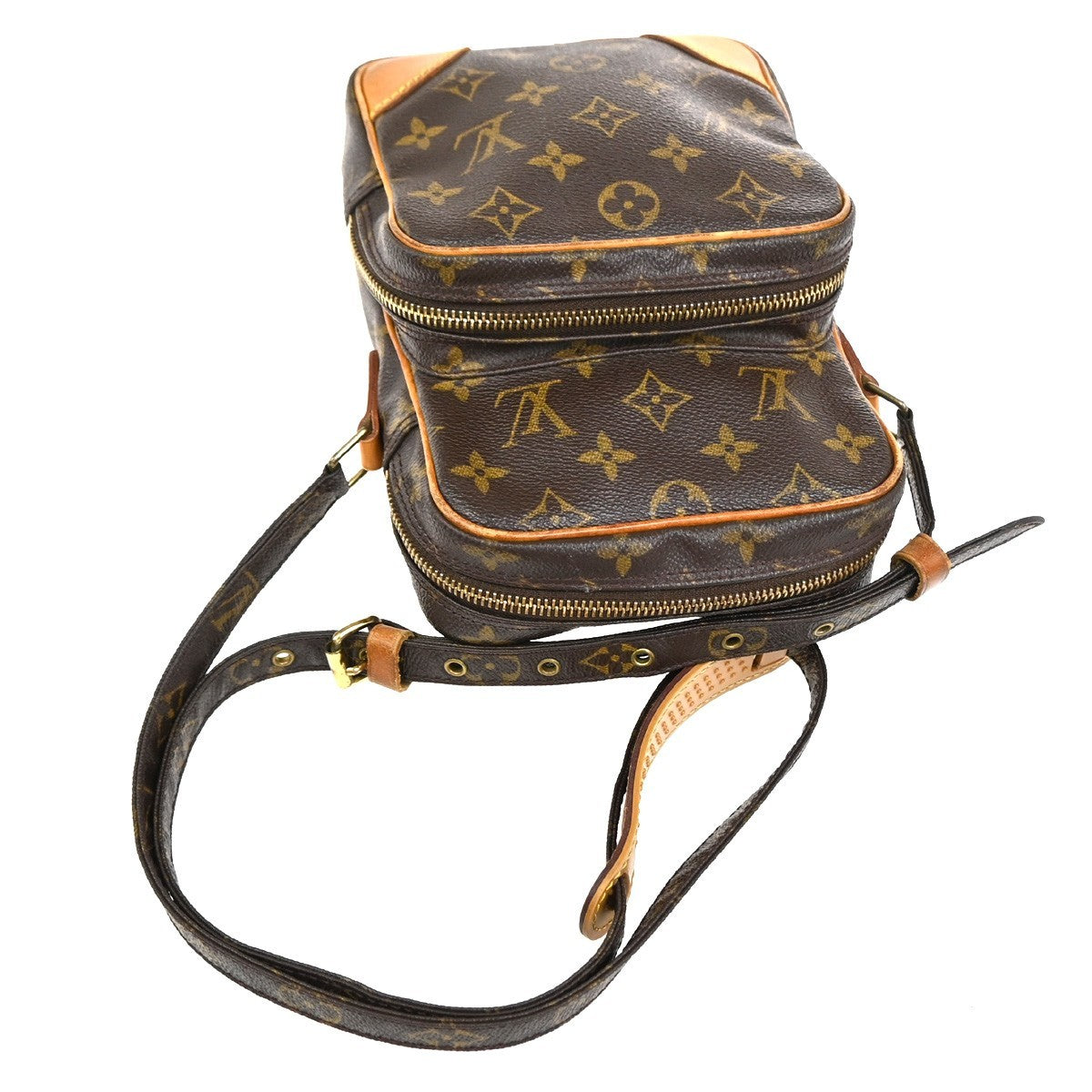 LOUIS VUITTON Amazon Crossbody Shoulder Bag Monogram Leather BN M45236 84TA642