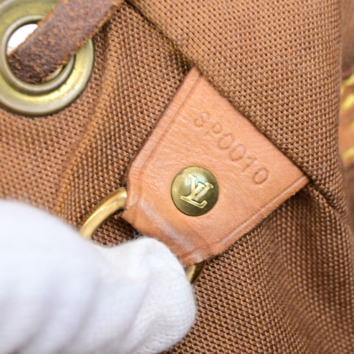 LOUIS VUITTON Montsouris MM Backpack Bag Monogram Leather Brown M51136 71SJ457