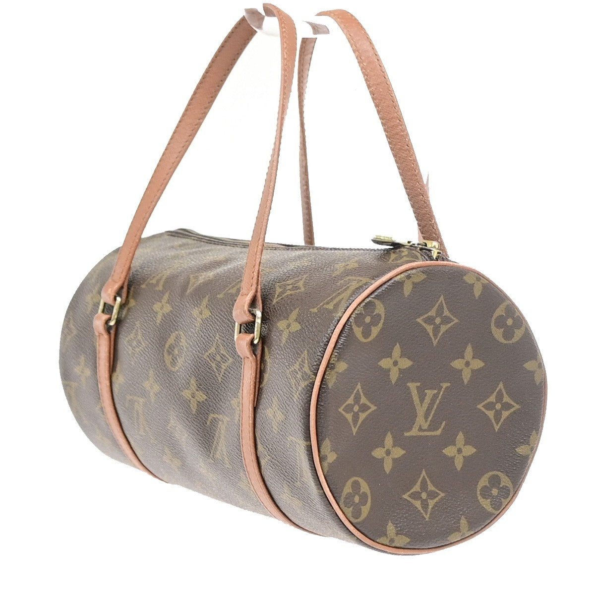 LOUIS VUITTON PAPILLON 26 Hand Bag Monogram Leather Brown France M51366 77PA099