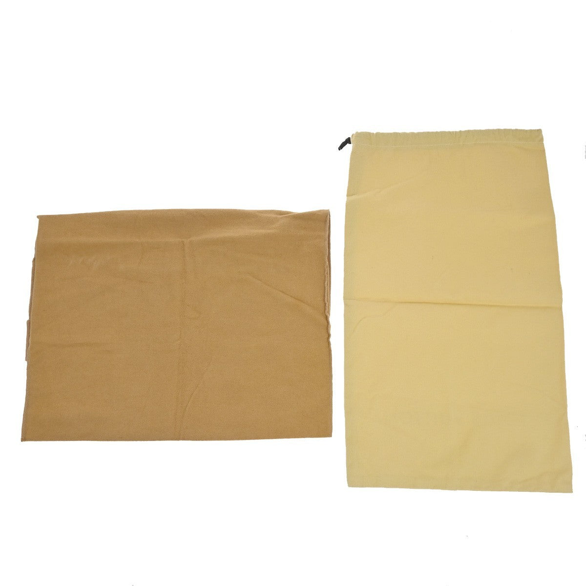 LOUIS VUITTON Logo 10 Set Dust Bag Drawstring Canvas Cotton Beige Brown 09KC789