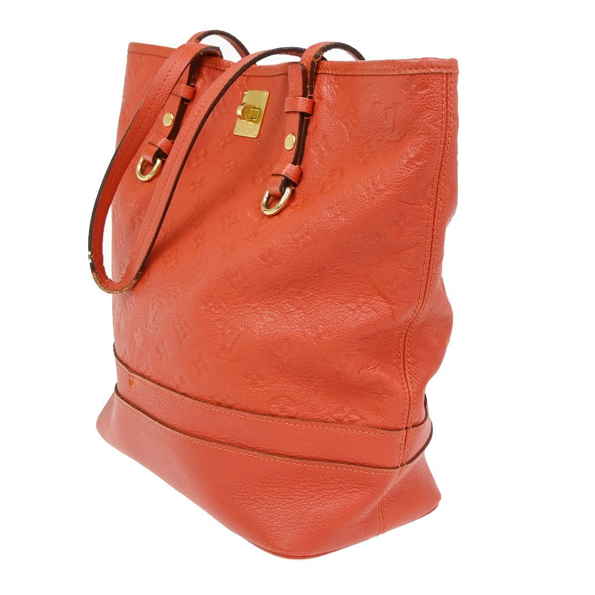 LOUIS VUITTON Citadin PM Shoulder Bag Monogram Empreinte Red M40556 82KP499