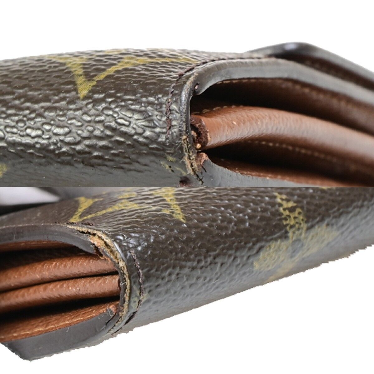 LOUIS VUITTON Porte Monnaie Credit Long Wallet Monogram Leather M61726 68FB088