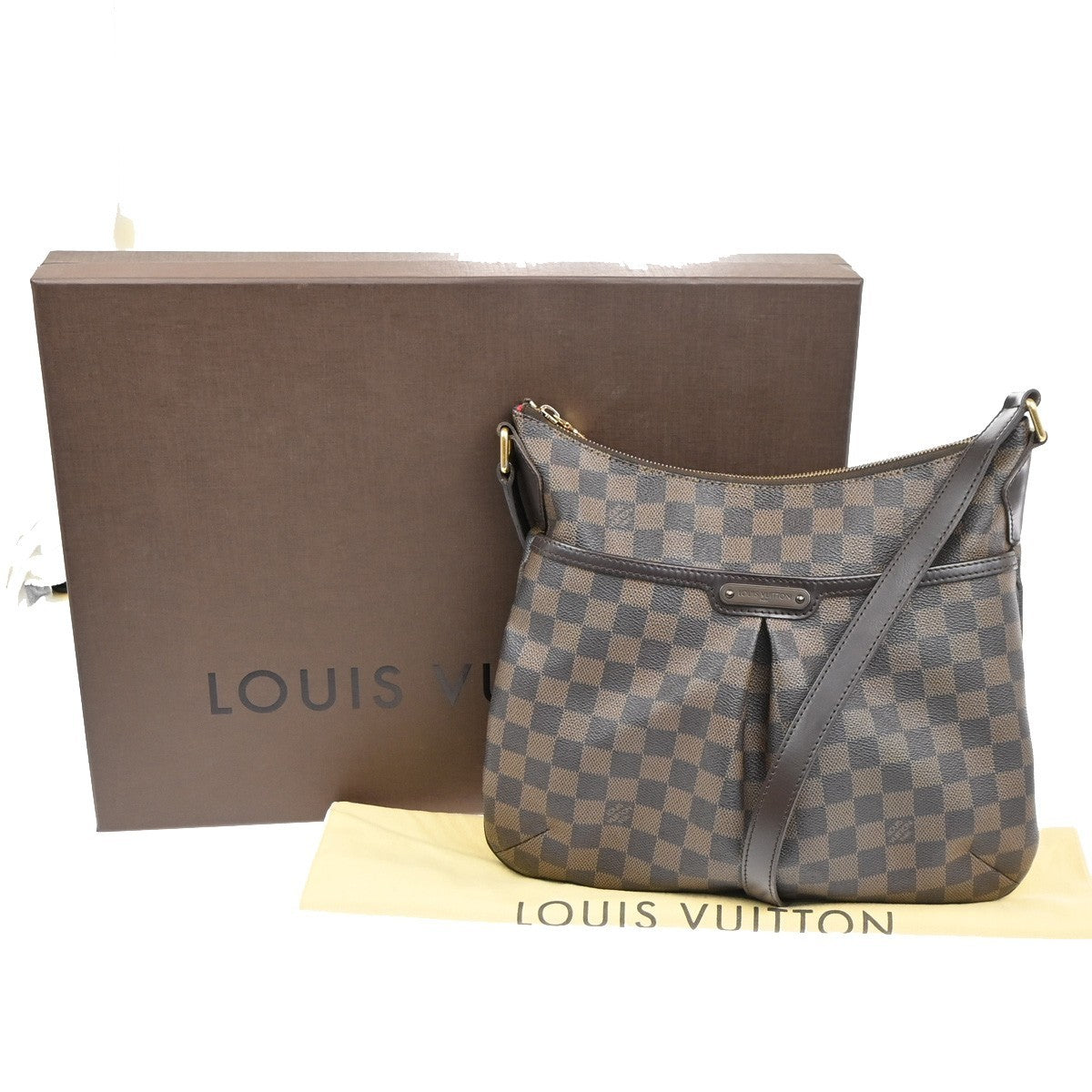 LOUIS VUITTON Bloomsbury PM Shoulder Bag Damier Leather Brown N42251 28MA049