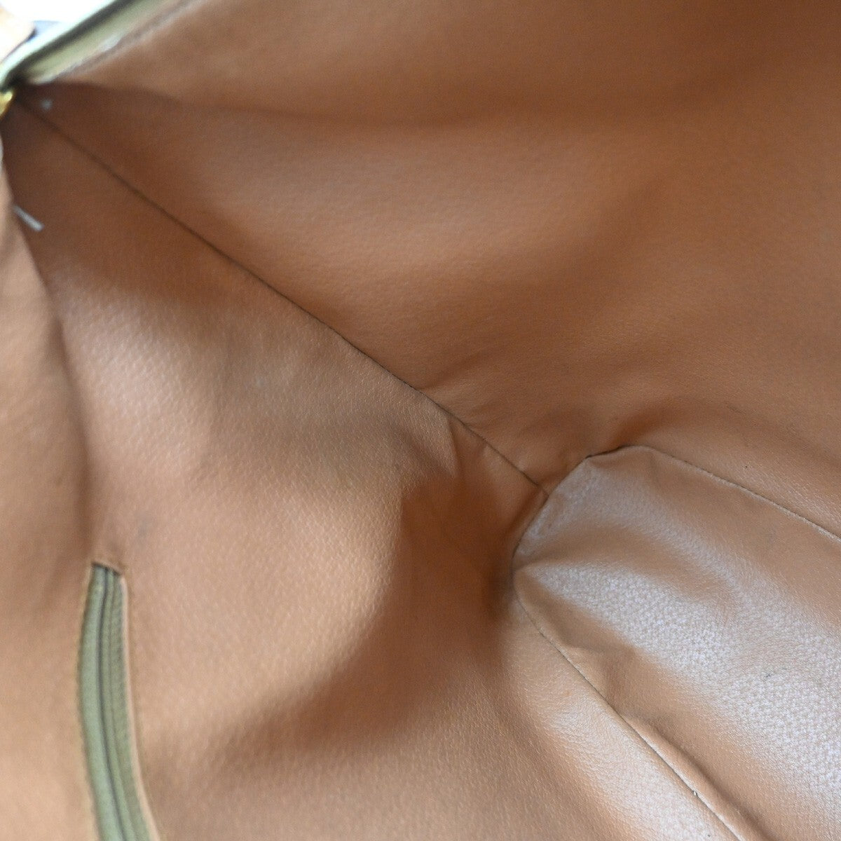 CELINE Logo Macadam Pattern Hand Bag PVC Leather Brown GHW Made in Italy 04EE149