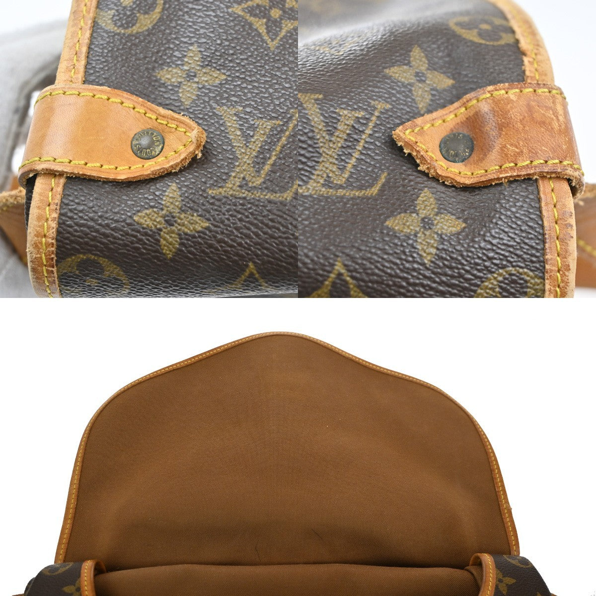 LOUIS VUITTON Saumur 35 Shoulder Bag Monogram Leather BN France M42254 82MA432