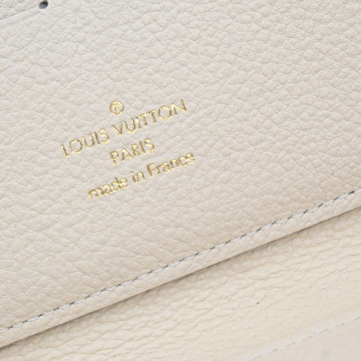 LOUIS VUITTON Secret Long Wallet Monogram Empreinte White M93437 77MA577