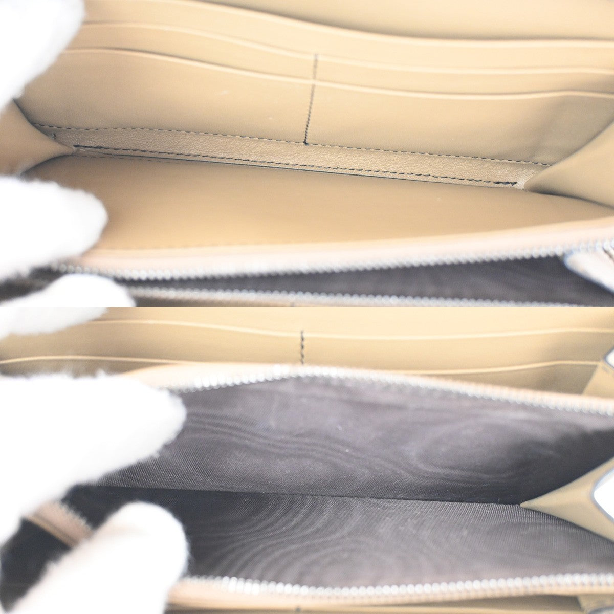 BOTTEGA VENETA  Intrecciato Zippy Long Wallet  Embossing Leather BN 64TA432