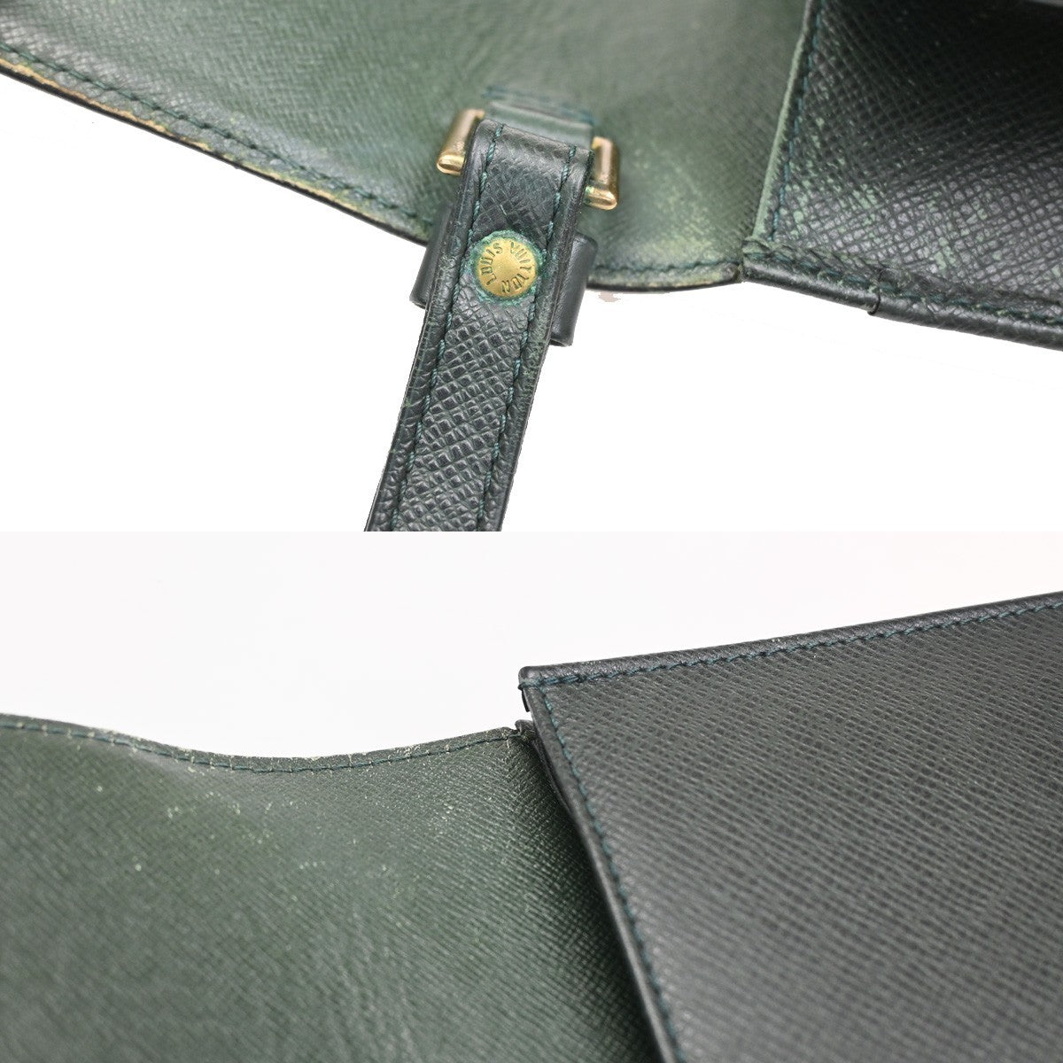 LOUIS VUITTON Pochette Kourad Clutch Hand Bag Taiga Leather GN M30194 05KC165
