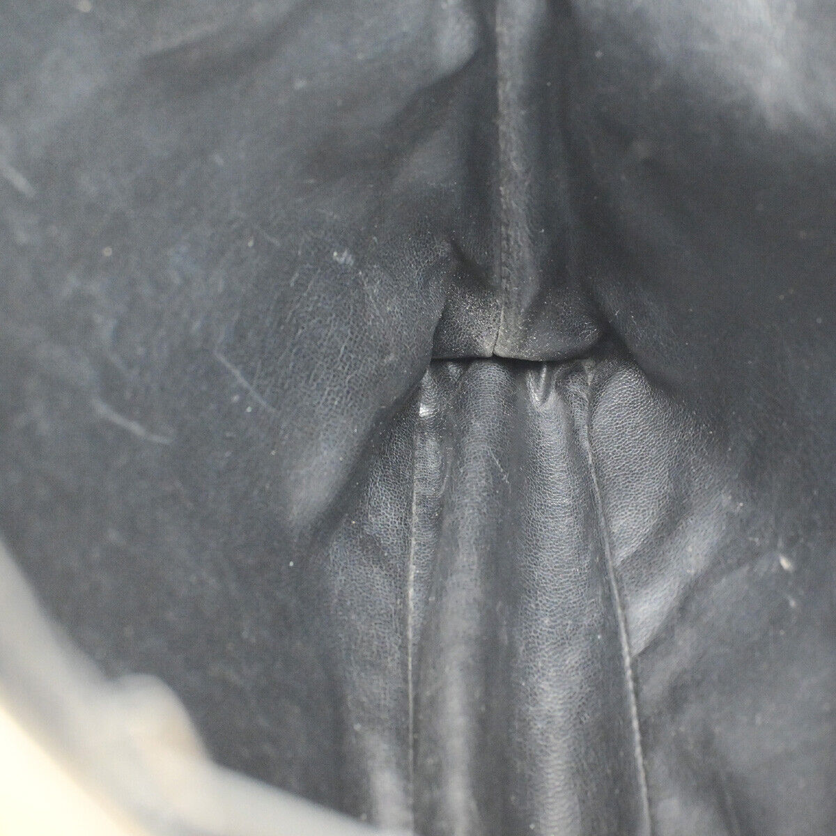 CHANEL CC Logo Matelasse Chain Shoulder Bag Leather Black GHW Vintage 10RK661