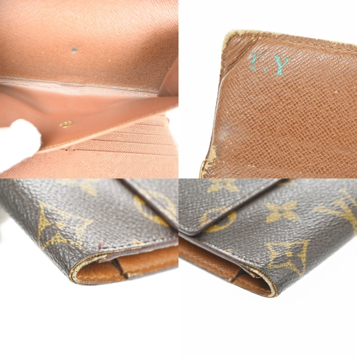 LOUIS VUITTON LV  International  5 Set Wallet Monogram Damier Leather BN 62KD076