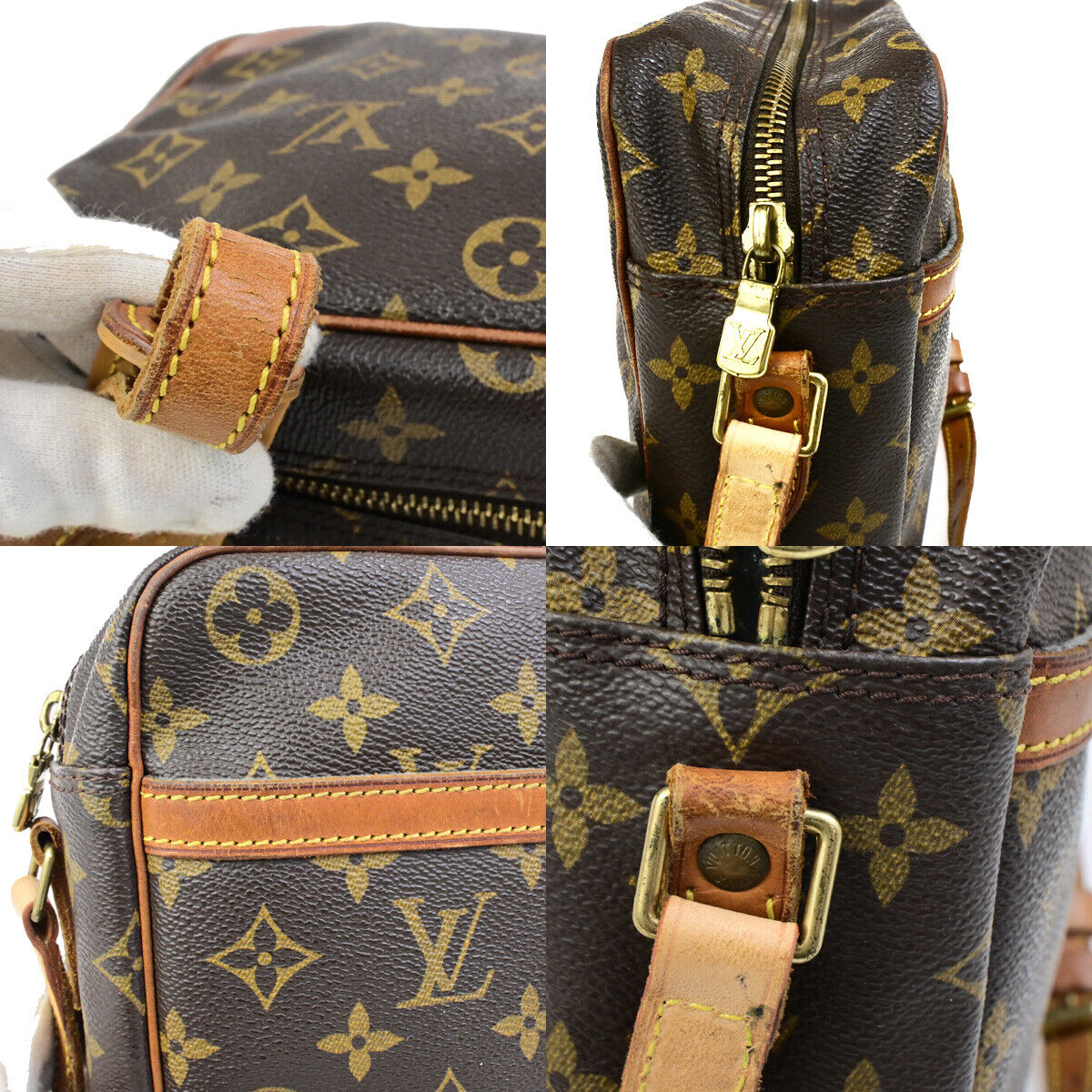 LOUIS VUITTON Trocadero 30 Shoulder Bag Monogram Leather Brown M51272 04SJ534