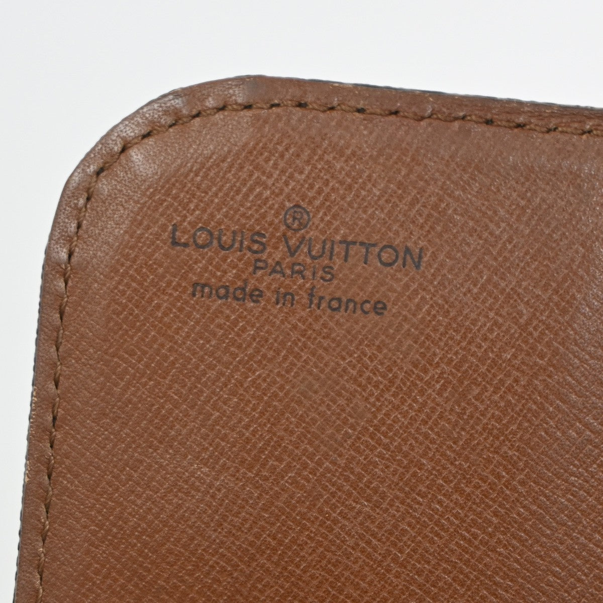 LOUIS VUITTON Cartouchiere MM Shoulder Bag Monogram Leather Brown M51253 86TA531