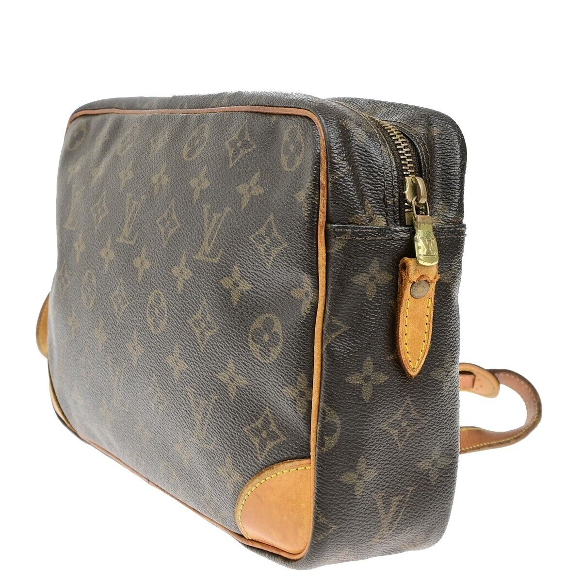 LOUIS VUITTON Trocadero 27 Shoulder Bag Monogram Leather Brown M51274 05EE009