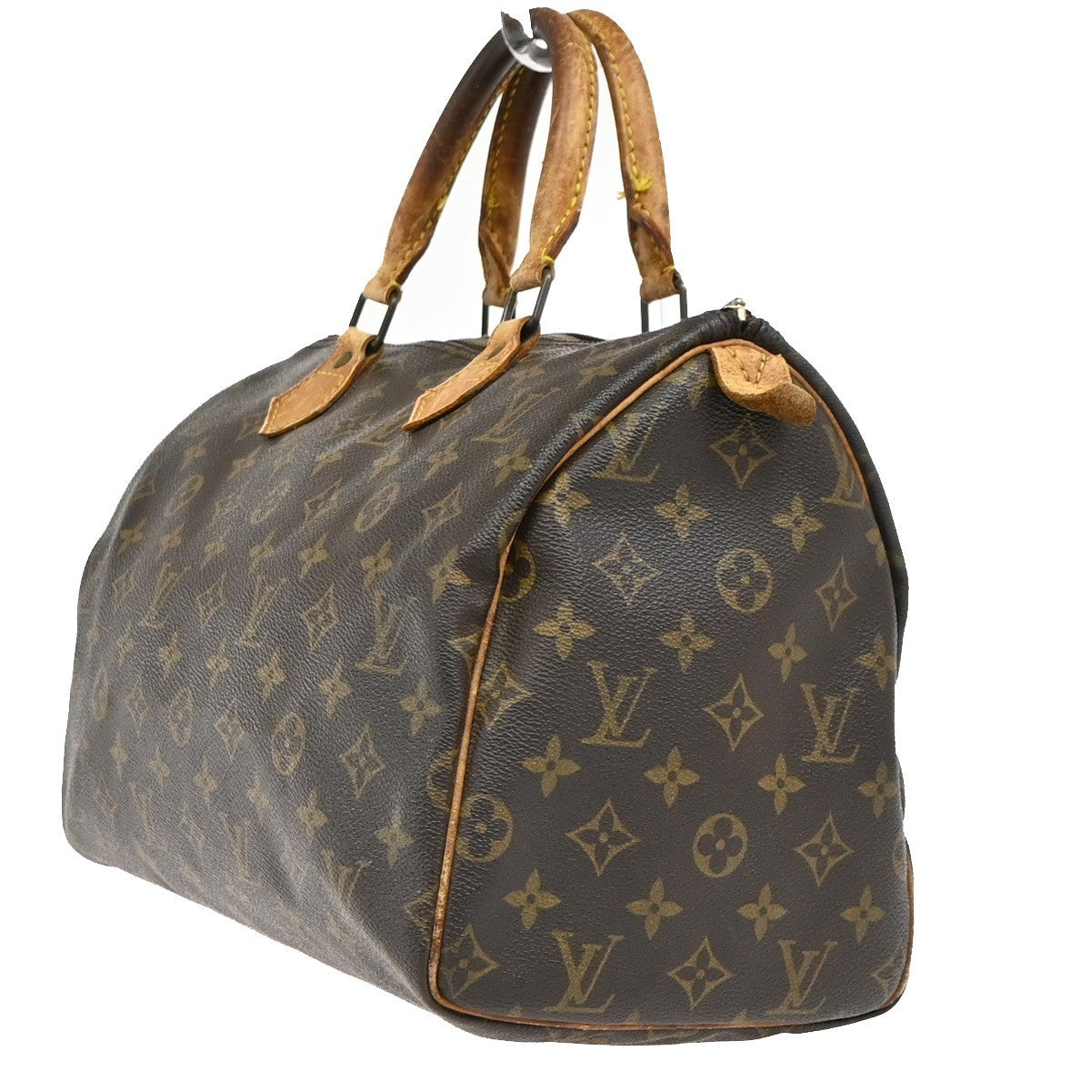 LOUIS VUITTON Speedy 30 Travel Hand Bag Monogram Leather Brown M41526  70PA010