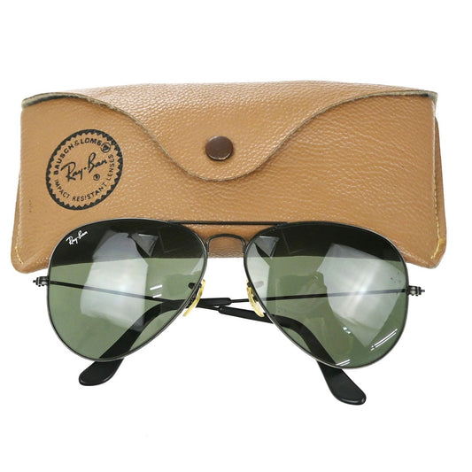 Ray Ban BAUSCH & LOMB Aviator Sunglasses Eye Wear Plastic Metal BK 07CA992