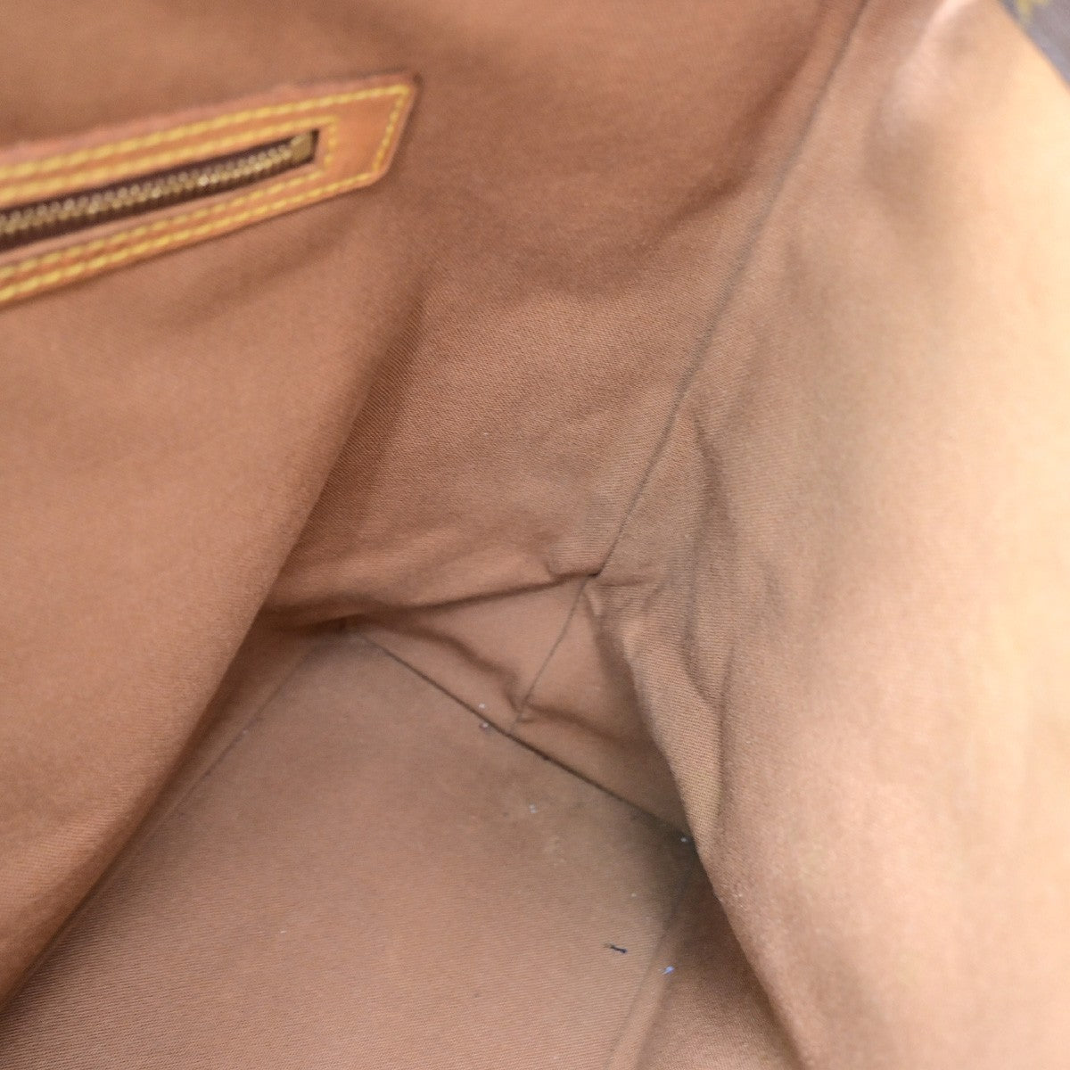 LOUIS VUITTON Cabas Mezzo Shoulder Bag Monogram Leather Brown M51151 34CB044
