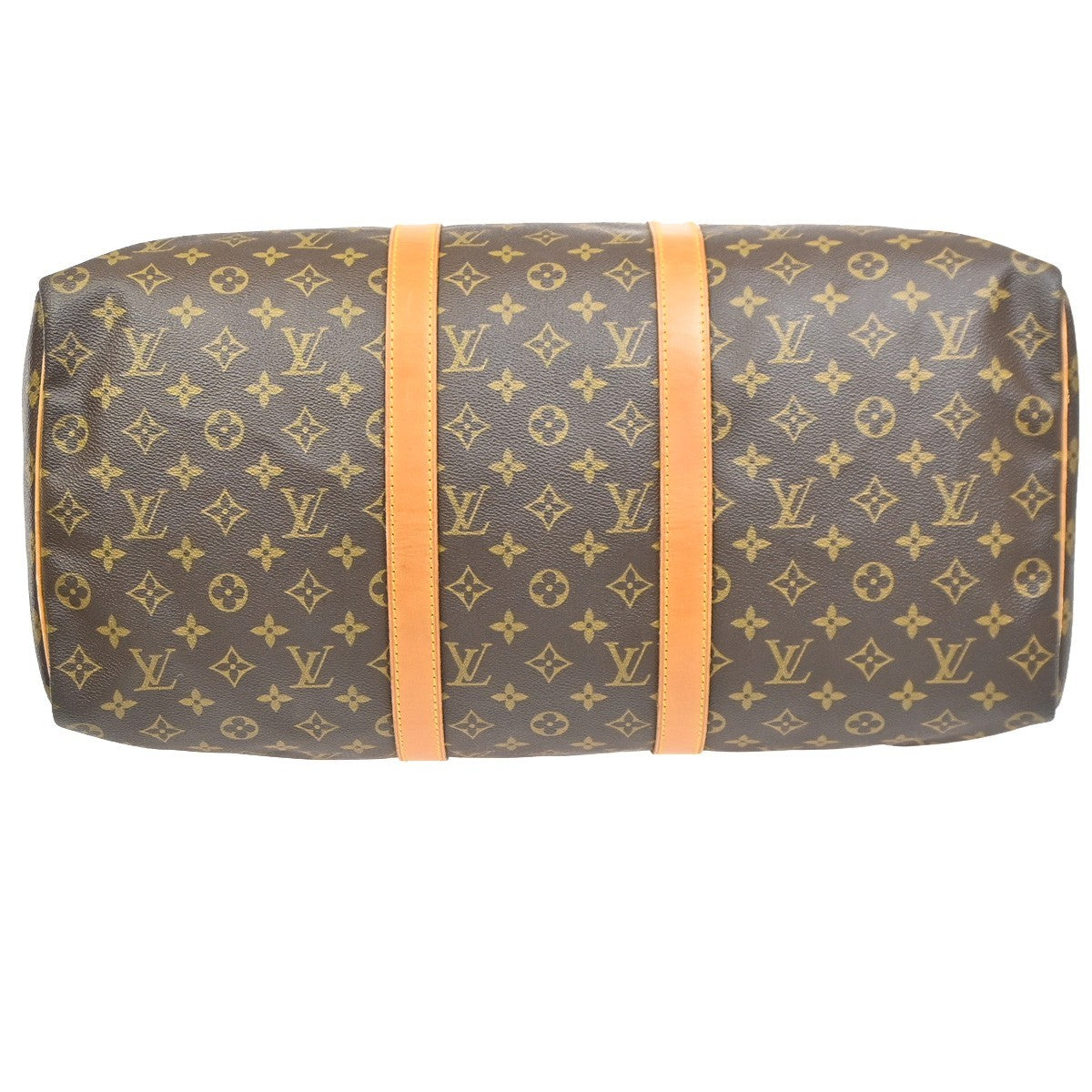 LOUIS VUITTON Keepall 50 Travel Hand Bag Monogram Leather Brown M41426 75MA038
