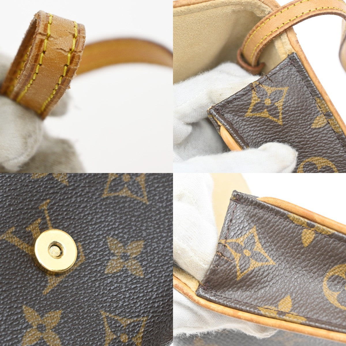LOUIS VUITTON Pochette Twin GM 2Way Shoulder Bag Monogram Brown M51852 33PA005