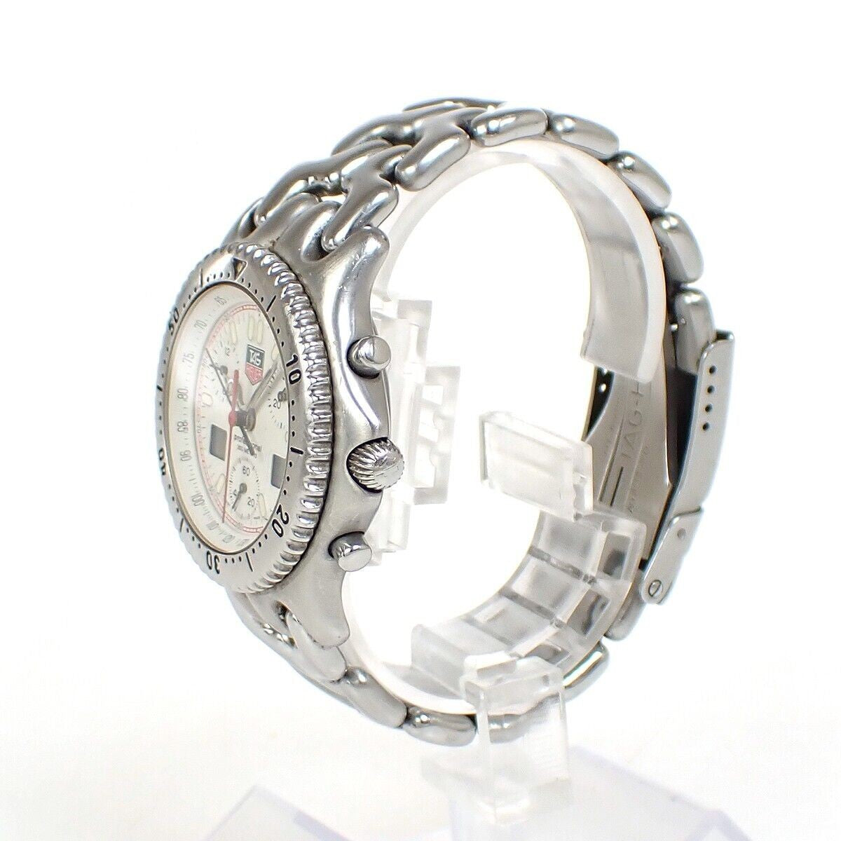 TAG HEUER Logo SEL Wrist watch CG1111-0 Quartz Stainless Steel Silver 71LC518