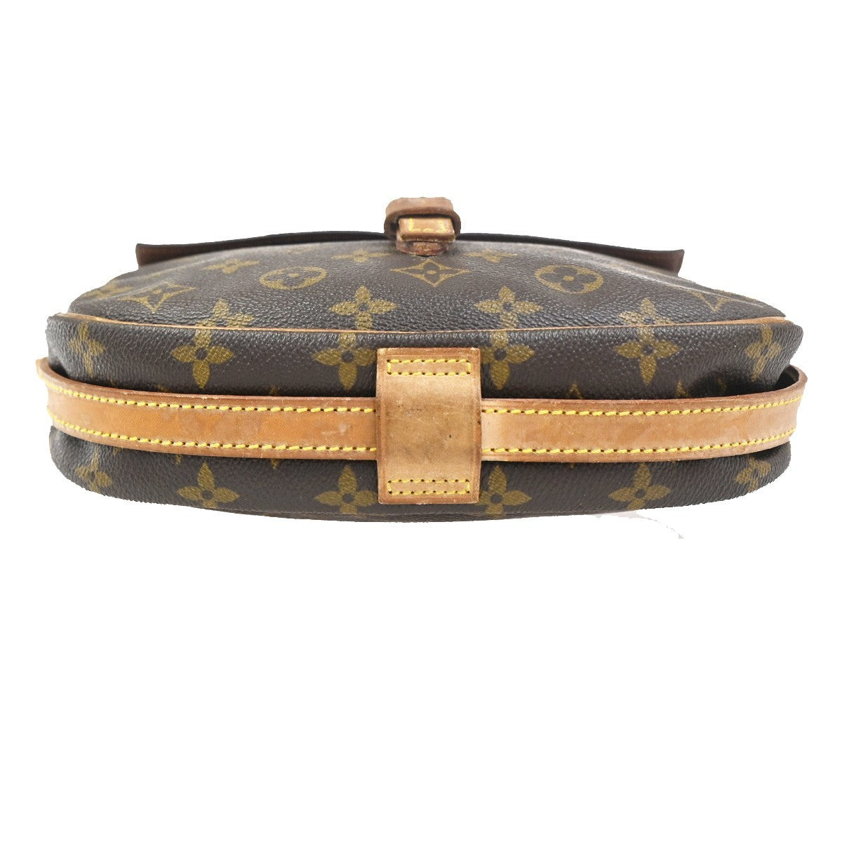 LOUIS VUITTON Jeune Fille MM Shoulder Bag Monogram Leather Brown M51226 39KC732