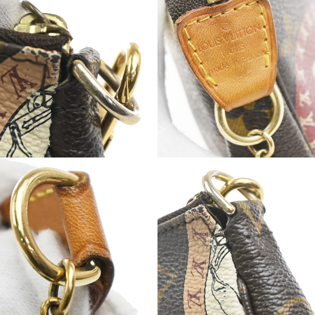 LOUIS VUITTON Label Coll. Mini Pochette Accessoires Bag Monogram M95804 85MA476