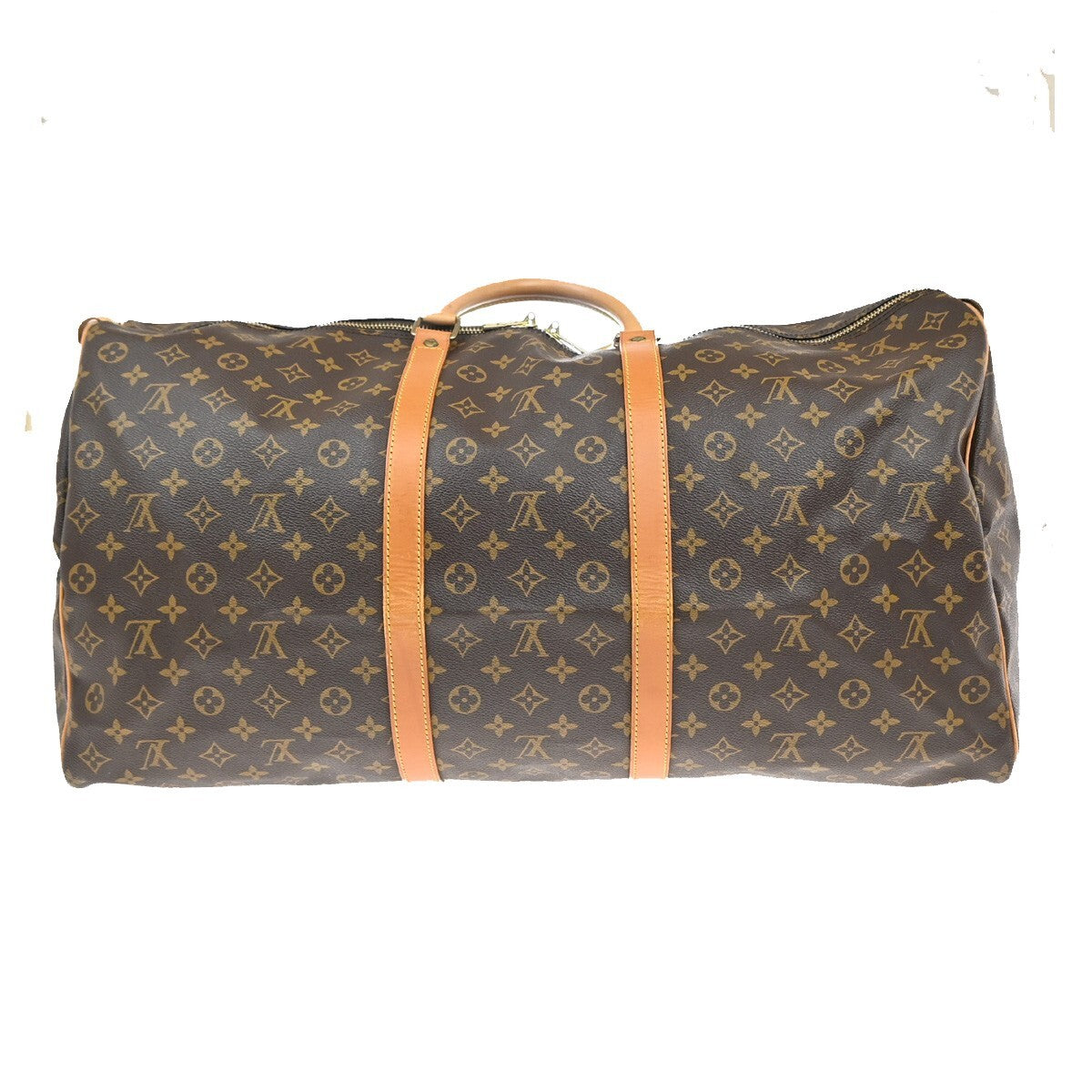LOUIS VUITTON Keepall 60 Travel Hand Bag Monogram Leather Brown M41422 73EE235