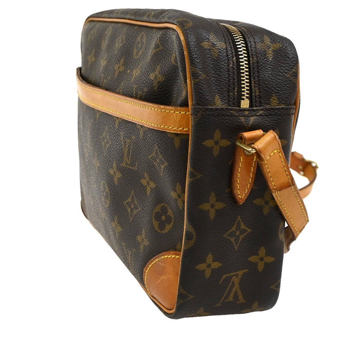 LOUIS VUITTON Trocadero 30 Shoulder Bag Monogram Leather Brown M51272 89SA005