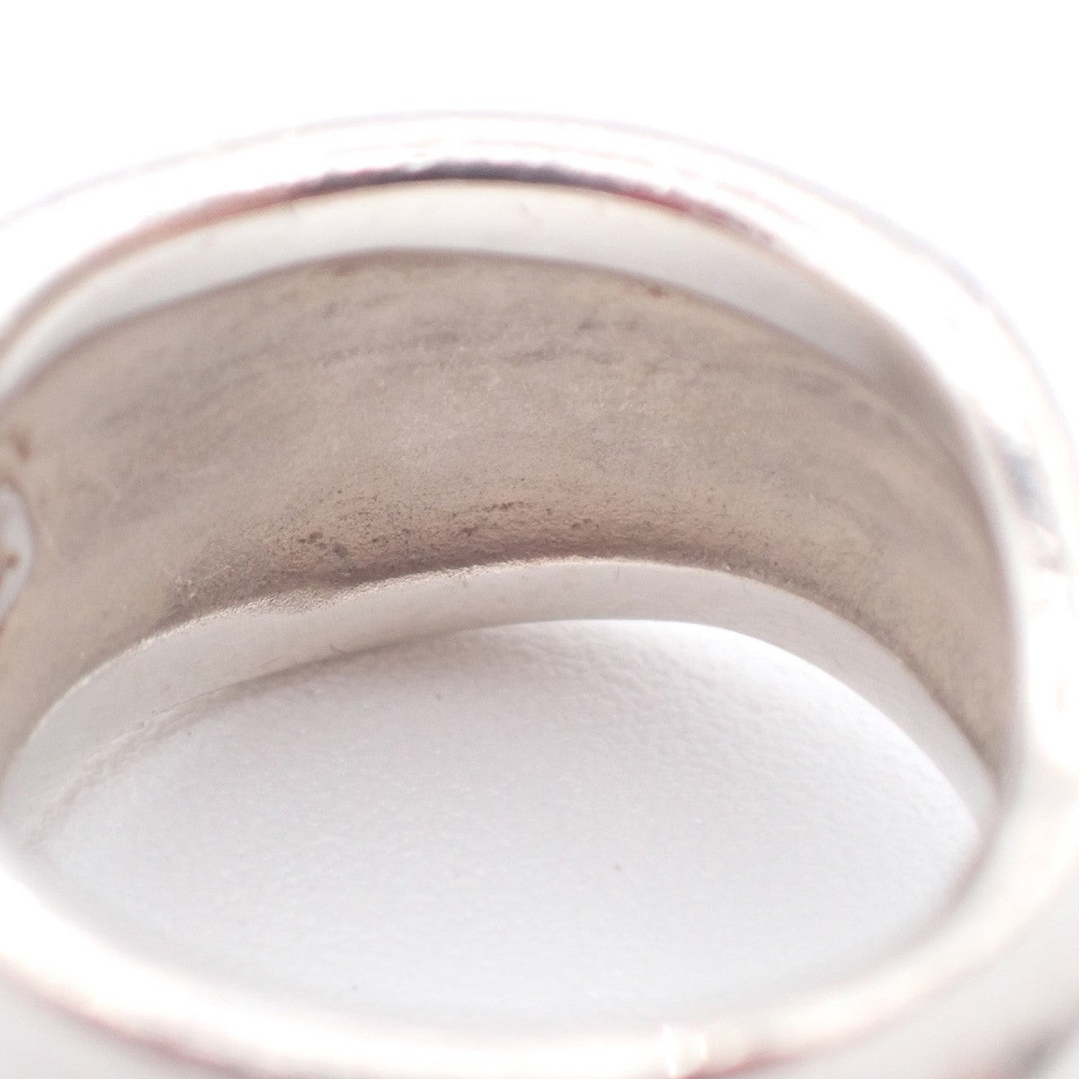 Tiffany & Co. Logo Leaf Ring JP 16 US 8 Silver 925 01KC376